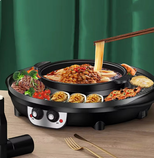 Olla Multifuncional 2 en 1: Hot Pot y Parrilla para el Hogar - Image 3