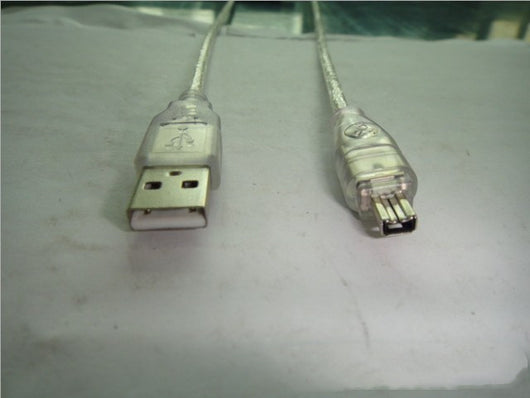 Cable USB-A a 4 Pines para Periféricos - Blanco Transparente - Image 3