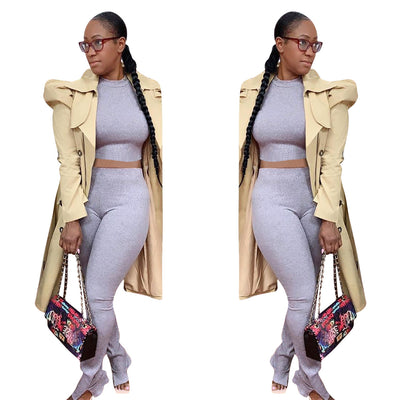 Abrigo Largo Impermeable Versátil para Mujer - Diseño Clásico - Image 10