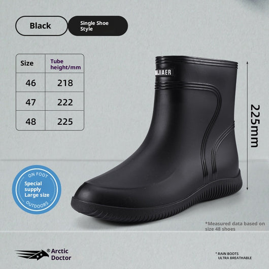 Botas Impermeables de Trabajo para Hombre - Antideslizantes y Resistentes - Image 17