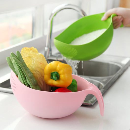 Colador de Arroz con Asa - Escurridor de Arroz Plástico - Image 3