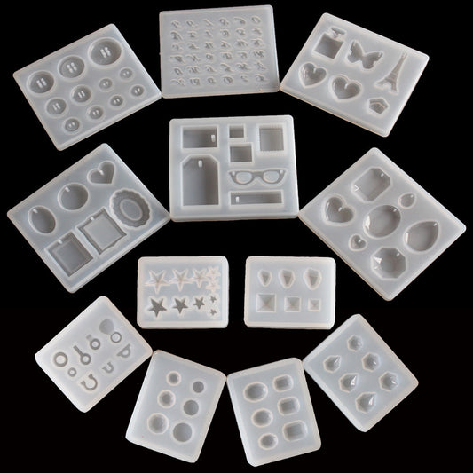 Molde de Silicona para Gotas de Cristal