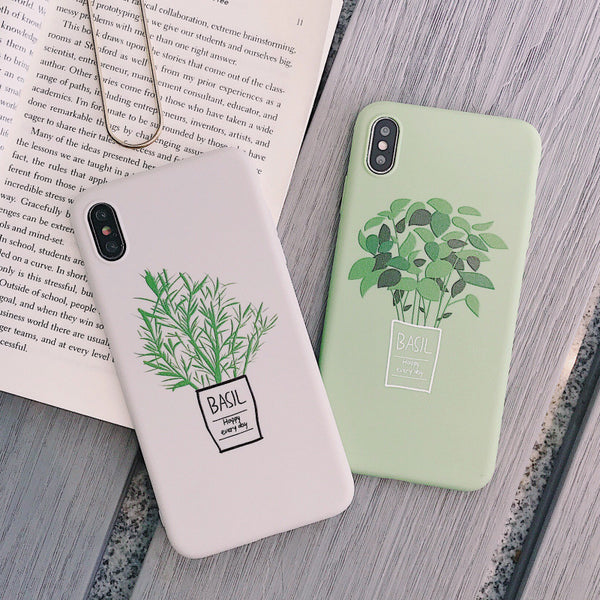Funda para Celular con Diseño de Plantas