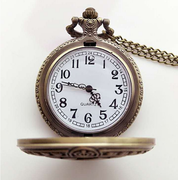Reloj de Bolsillo Bronce Guardia Costera 1790 - Regalo Vintage para Hombre y Mujer