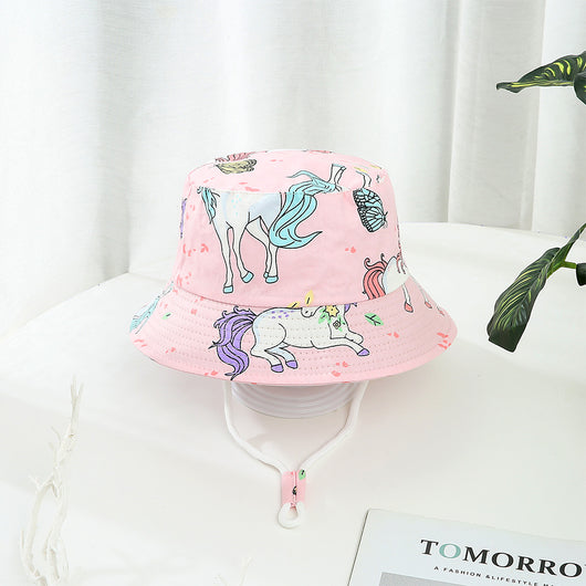 Gorro de Sol para Niño y Niña con Ala Ancha y Estampado de Dinosaurios - Image 6
