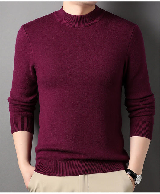 Suéter Cuello Medio Hombre - Diseño Minimalista y Versátil - Image 16