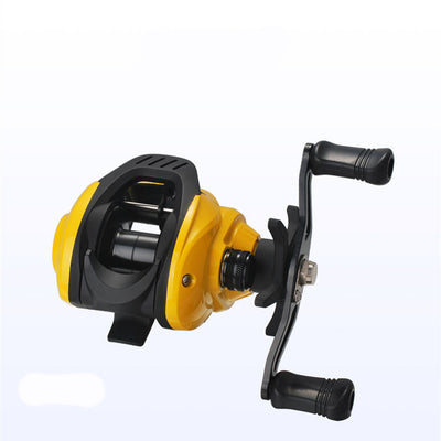 Carrete de Pesca Amarillo Luya con Rueda de Agua - Modificación Profesional - Image 5