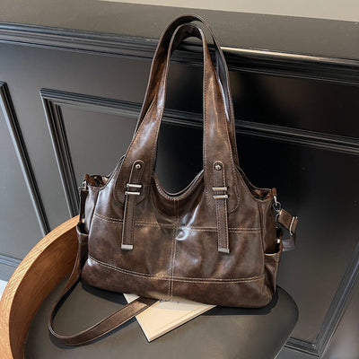 Bolso de Cuero Suave Grande con Bandolera Ajustable para Mujer - Image 2