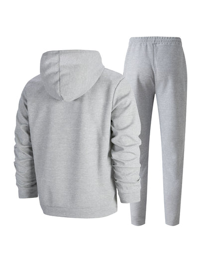 Conjunto Deportivo Dos Piezas con Sudadera Texturizada y Pantalón Largo - Image 9