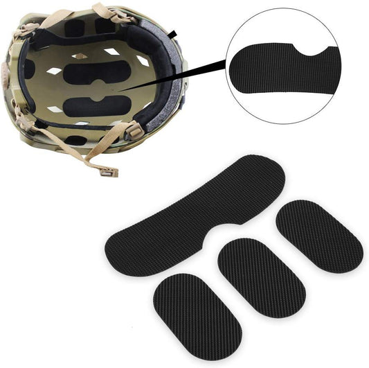 Accesorios Tácticos con Velcro para Cascos Militares - Almohadillas de Espuma