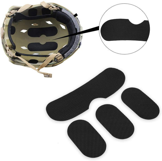 Accesorios Tácticos con Velcro para Cascos Militares - Almohadillas de Espuma