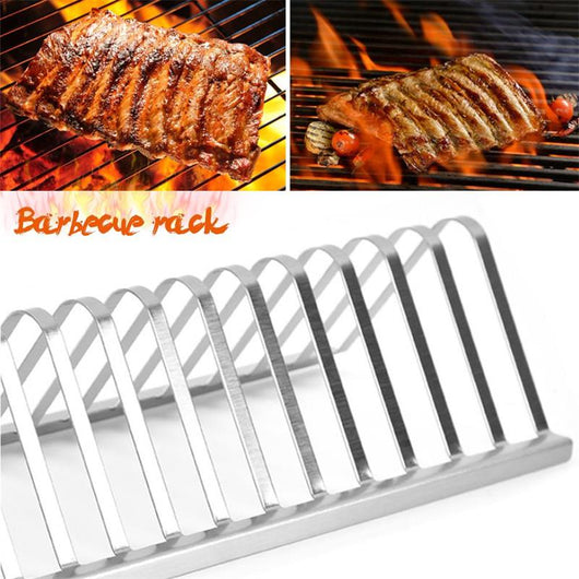 Soporte para Costillas y Ahumador de Acero Inoxidable - Accesorios BBQ Premium - Image 6