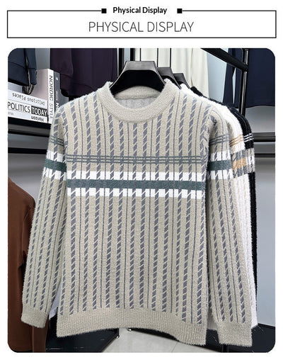 Suéter Holgado de Capas Base para Hombre - Image 18