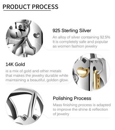 Abalorios de Plata 925 y Oro 14K para Pulseras y Collares DIY - Image 8
