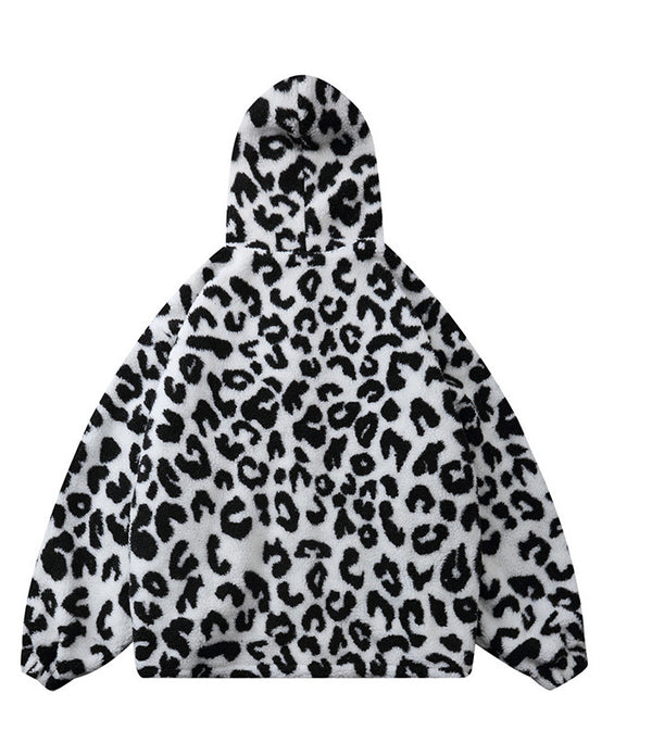 Abrigo de Algodón Estampado Leopardo Tide para Hombre