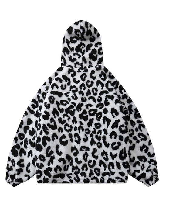 Abrigo de Algodón Estampado Leopardo Tide para Hombre