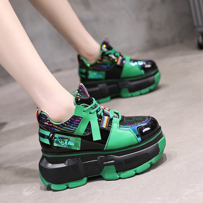 Zapatos de Moda para Mujer con Cordones - Estilo Trendy Versátil - Image 3