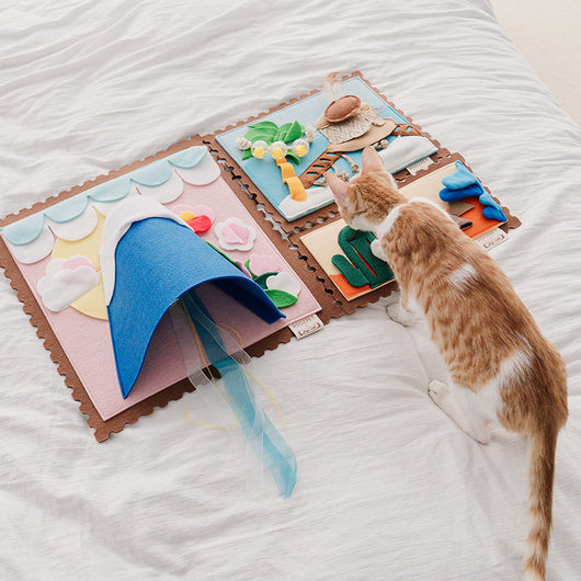 Juguete Interactivo de Exploración para Gatos con Texturas Aromáticas - Image 3
