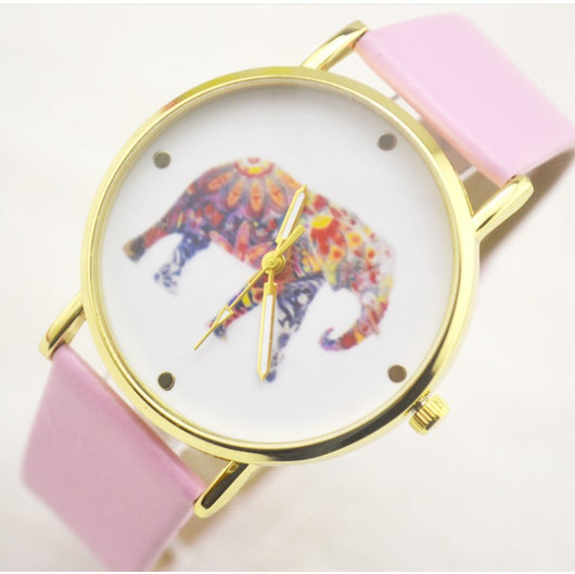 Reloj Geneva con Correa de Cuero Elefante - Estilo Casual y Elegante - Image 5