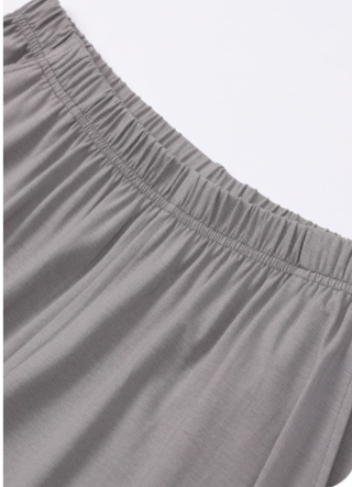 Playera Casual Escote V para Hombre Talla Grande Cómoda para Casa - Image 11