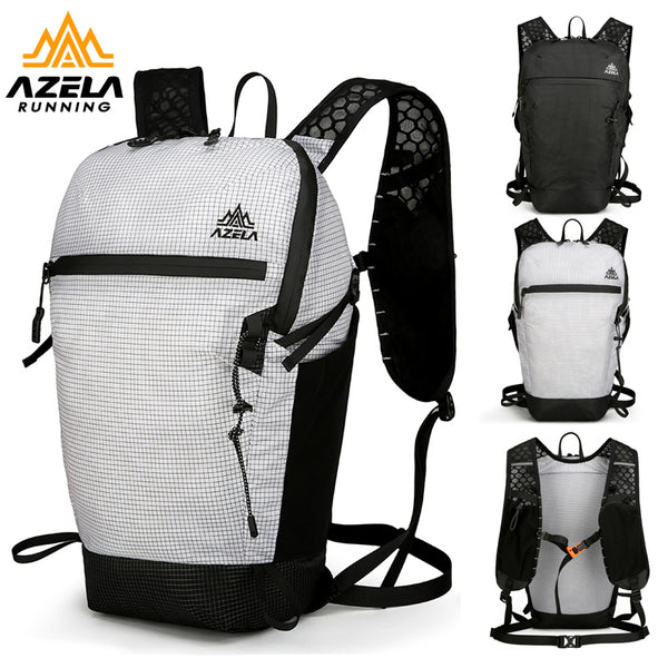 Mochila de Senderismo AZELA con Patrón Grid - Ligera y Transpirable para Trekking y Viajes