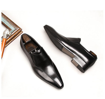 Zapatos Oxford Puntiagudos de Estilo Británico para Hombre - Image 7