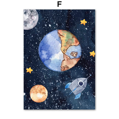Cuadro de Lona: Astronauta en el Espacio - Image 4