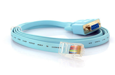 Cable de Red con Conectores RJ45 a Puerto Serial COM - Línea de Configuración para Router - Image 2