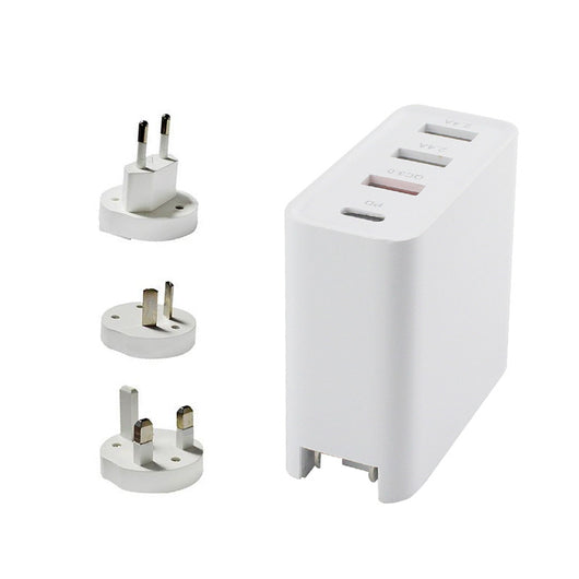 Cargador Rápido USB Type-C de 48W con Cuatro Puertos