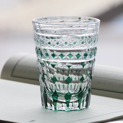 Vaso de Cristal Tallado a Mano Estilo Japonés para Whiskey y Jugos - Image 21
