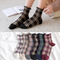 Calcetines Estampado Cuadros para Mujer