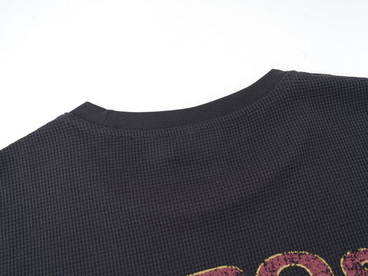 Camiseta Holgada de Manga Larga Vintage Americana - Básico Versátil - Image 12