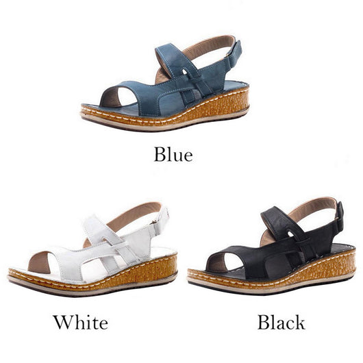 Sandalias Casuales Estilo Universitario con Tacón Bajo - Image 13