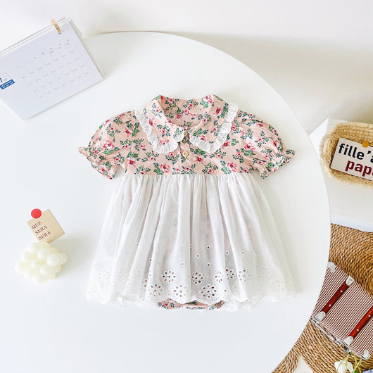 Enterizo Floral para Bebé Estilo Coreano - Diseño Personalidad Fashion - Image 6