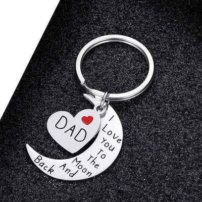 Llavero Personalizado Luna del Amor en Acero Inoxidable - Regalo Creativo - Image 7
