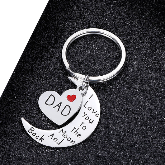 Llavero Personalizado Luna del Amor en Acero Inoxidable - Regalo Creativo - Image 7