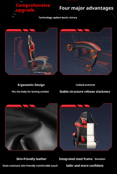 Silla Gamer Reclinable con Masaje para Oficina en Casa - Image 11