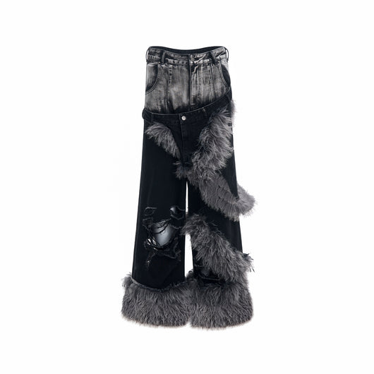 Jeans de Dos Piezas PU Premium para Hombre - Diseño Elegante y Moderno - Image 3