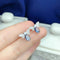Aretes de Topacio Azul Natural