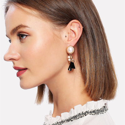 Aretes de Botón Dulces Estilo Estudiante para Mujeres - Image 9