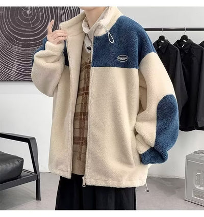 Chaqueta Acolchada para Hombre con Bloques de Color - Calidez y Estilo - Image 12