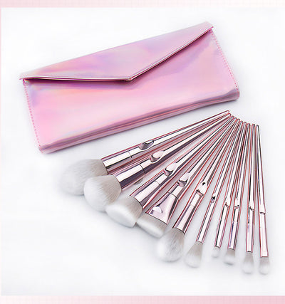Set de 10 Brochas de Maquillaje con Mango Largo - Image 5