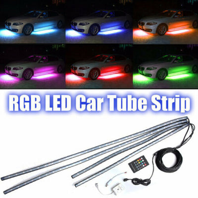 Chasis de Auto 1 Drag 4-5050 con Luces LED Inteligentes y Control por Voz