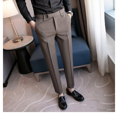 Pantalones de Vestir Clásicos Británicos para Hombre - Image 18