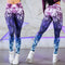 Pantalones Deportivos Yoga Cintura Alta con Estampado Multicolor