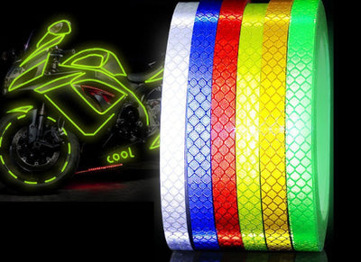 Cinta Reflectiva de Alta Visibilidad para Motocicleta y Casco - Image 13