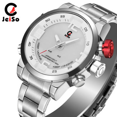 Reloj Deportivo Inteligente Dual Display LED Resistente al Agua