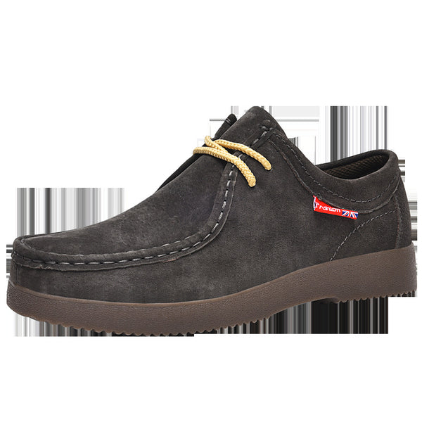 Sneakers de Ante Estilo Británico - Versátiles para Viajeros