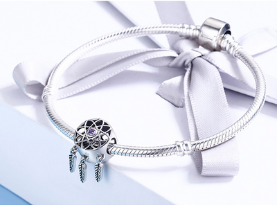 Pulsera Atrapasueños con Corazón y Cuentas Personalizables para Niñas - Image 3