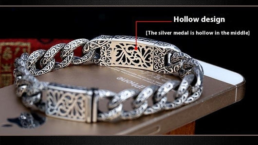 Pulsera de Plata 925 Calada para Hombre - Image 6